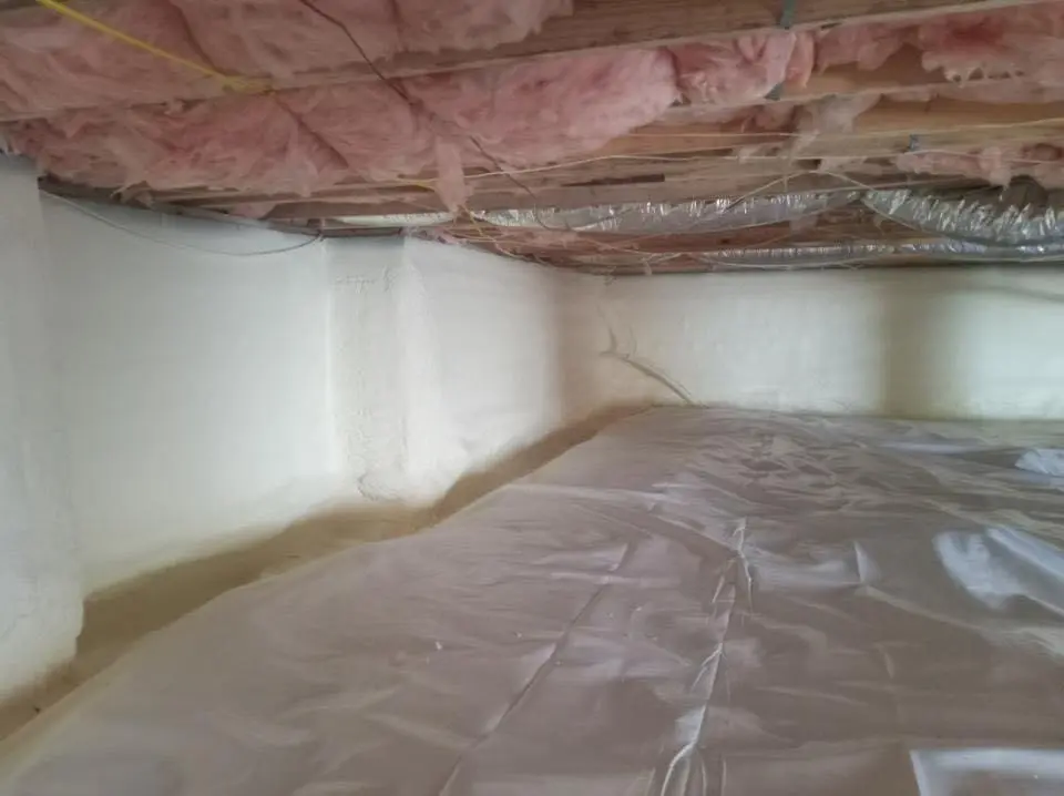 Crawl space encapsulation with closed-cell spray foam for Roof Maintenance in Titusville